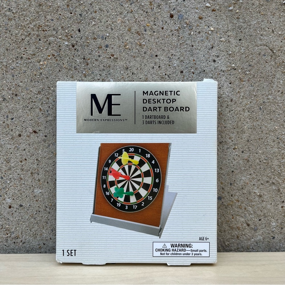 Modern Expressions Magnetic Desktop Dart Board